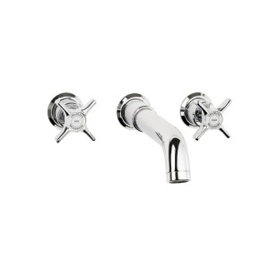 Swadling Illustrious Wall Mounted Bath Mixer with Curved Spout - 9320006